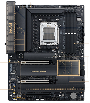 ASUS X870E Pro ART Motherboard (Pre-owned)