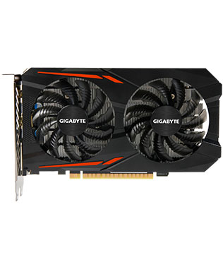 GIGABYTE GeForce GTX 1050 Ti OC 4G, 4GB, GDDR5, Display Port 1.4, 128-bit (rev. 1.2) (GV-N105TOC-4GD) Graphics Card (Pre-owned)