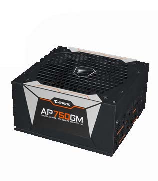 Gigabyte Aorus 750 Watt P750W 80 Plus Gold Modular (GP-AP750GM) Power Supply