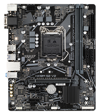 Gigabyte H410M S2 Motherboard (Without I/O Shield) (Pre-owned)