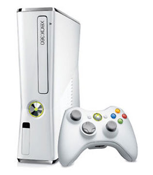 Microsoft Xbox 360 (S) Slim White 500 GB PAL Region Xbox 360 (Pre-owned)