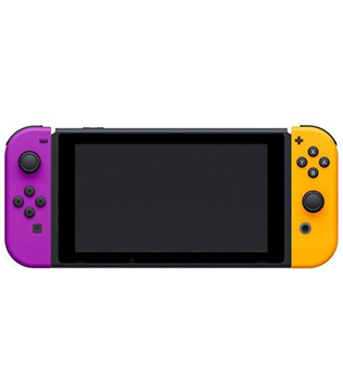 Nintendo Switch 32GB Purple and Orange Joy Con (Scratches, Pre-owned)