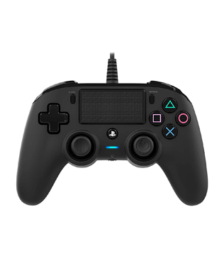 Nacon Black Wired Compact Controller PS4 (Compatible with PC) (Pre-owned)