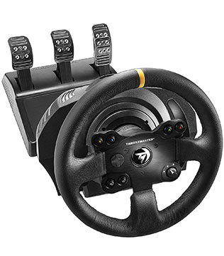 Thrustmaster TX Racing Wheel Leather Edition Racing Wheel and Pedal (Xbox Series X, Xbox One, PC) (Pre-owned)