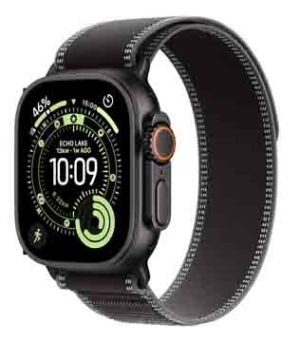 Apple Watch Ultra 3 (GPS + Cellular, 49mm) Black Titanium Case with Black Trail Loop Band (Pre-owned)