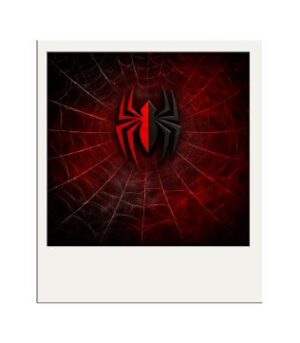 Crimson Web Polaroid