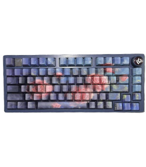 LEOBOG Hi75 Aluminum Alloy Wired Mechanical Keyboard (Customize Keys) (Rose Garden) (Open Box)