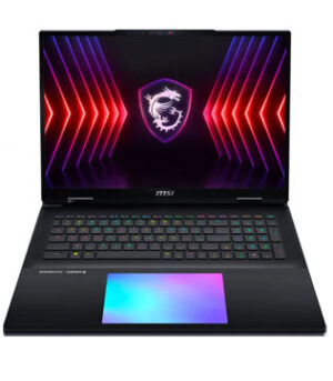 MSI Titan 18 HX A14VIG, 18.1 Inches, Intel(R) Core(TM) i9-14900HX (2.20 GHz), 128 GB RAM, 4 TB NVME SSD, NVIDIA GeForce RTX 4090, Core Black Laptop (Pre-owned)