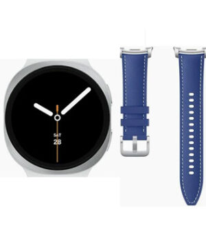 Samsung Galaxy Watch8 40mm GPS Silver (Blue Strap) (Pre-owned)