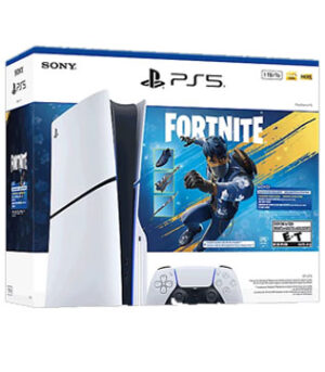 Sony PlayStation 5 Slim Disc Edition 1TB, Fortnite Flowering Chaos Bundle Console