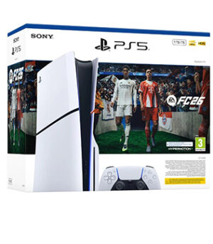 Sony PlayStation 5 Slim Disc Edition (with EA Sports FC 26 PS5 Digital Download Game)