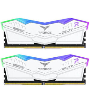 TeamGroup T-Force Delta RGB 32GB (16GBx2) DDR5 5600MHz (FF4D516G5600HC32BK) (White) Desktop RAM (Pre-owned)