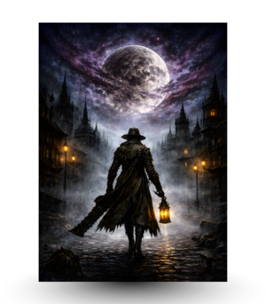Gothic Night Fridge Magnet