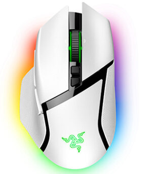 Razer Basilisk V3 Pro Ergonomic Wireless Gaming Mouse (White) (Open Box)